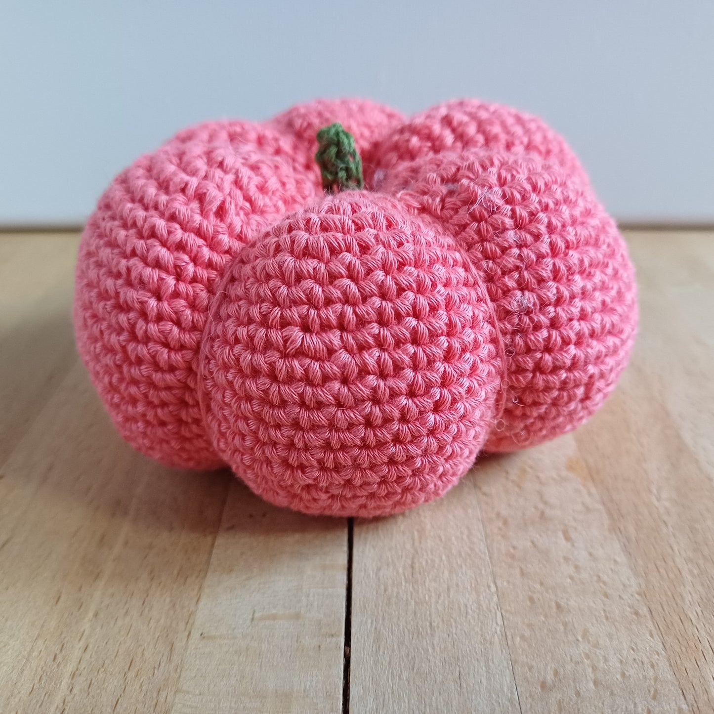 Citrouille décorative rose orangé