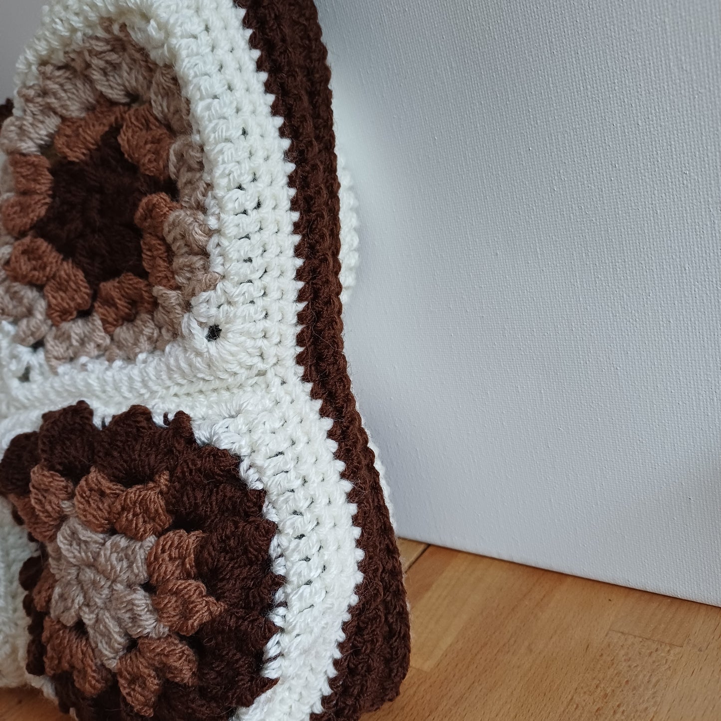Grand sac bandoulière marron