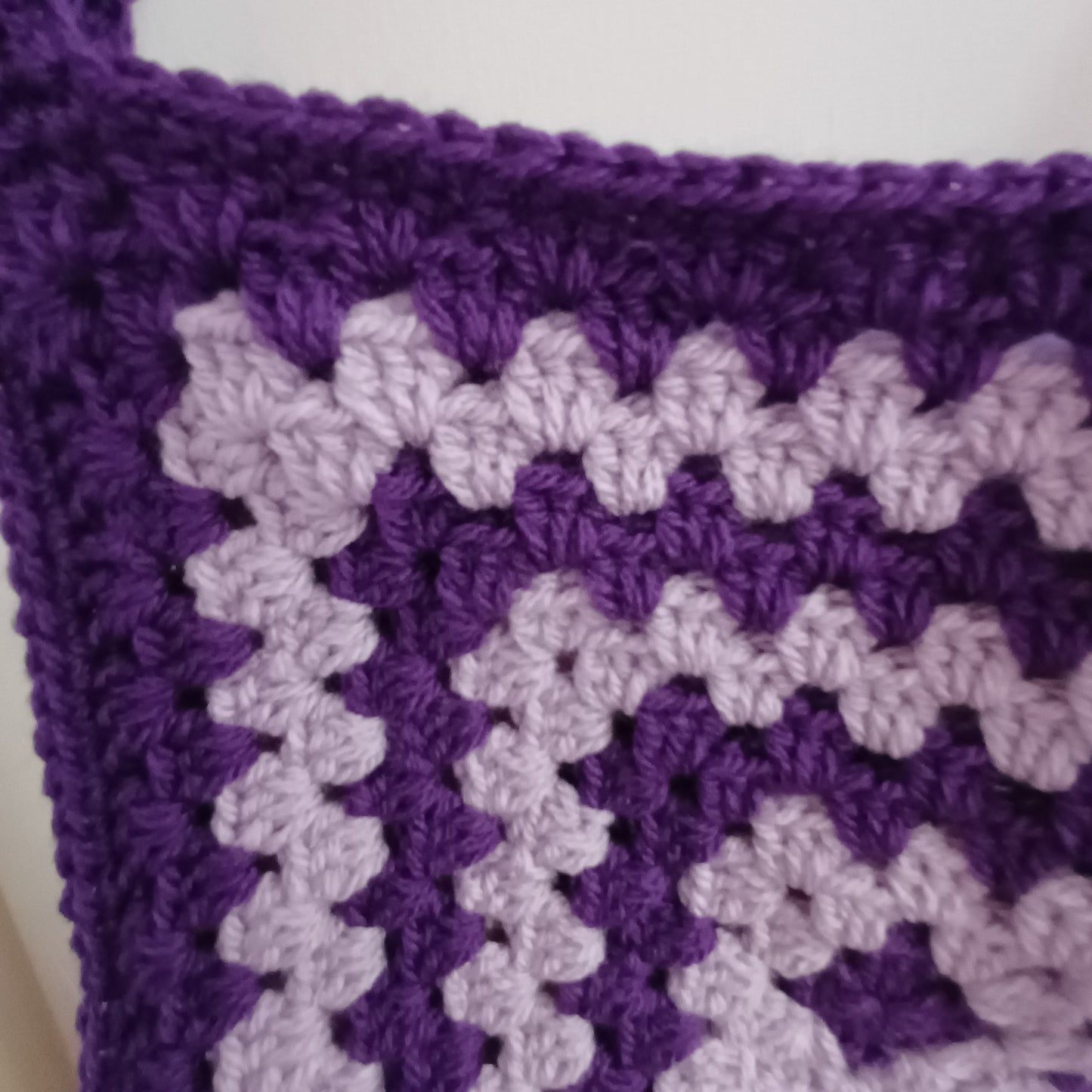 Tote bag violet et mauve