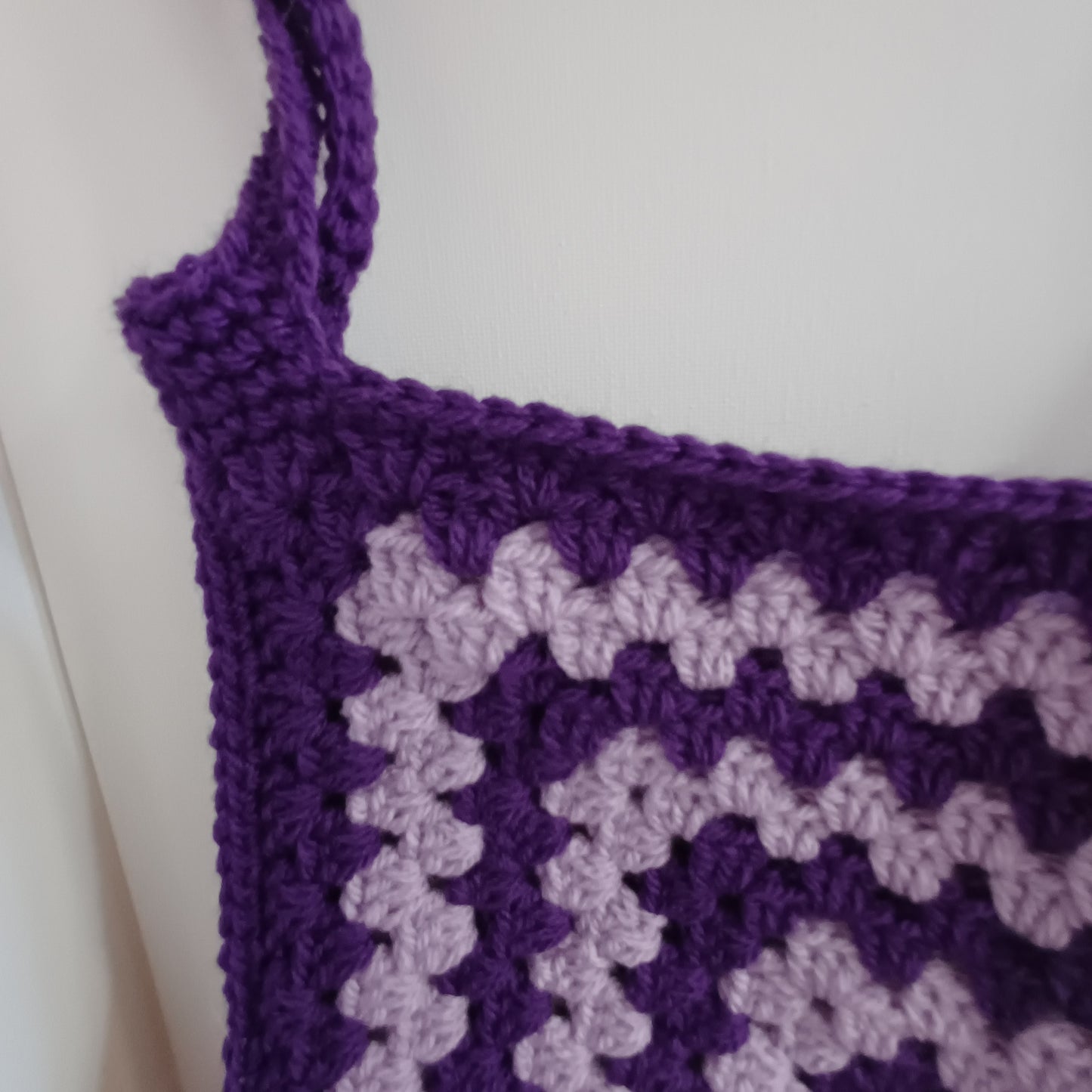 Tote bag violet et mauve