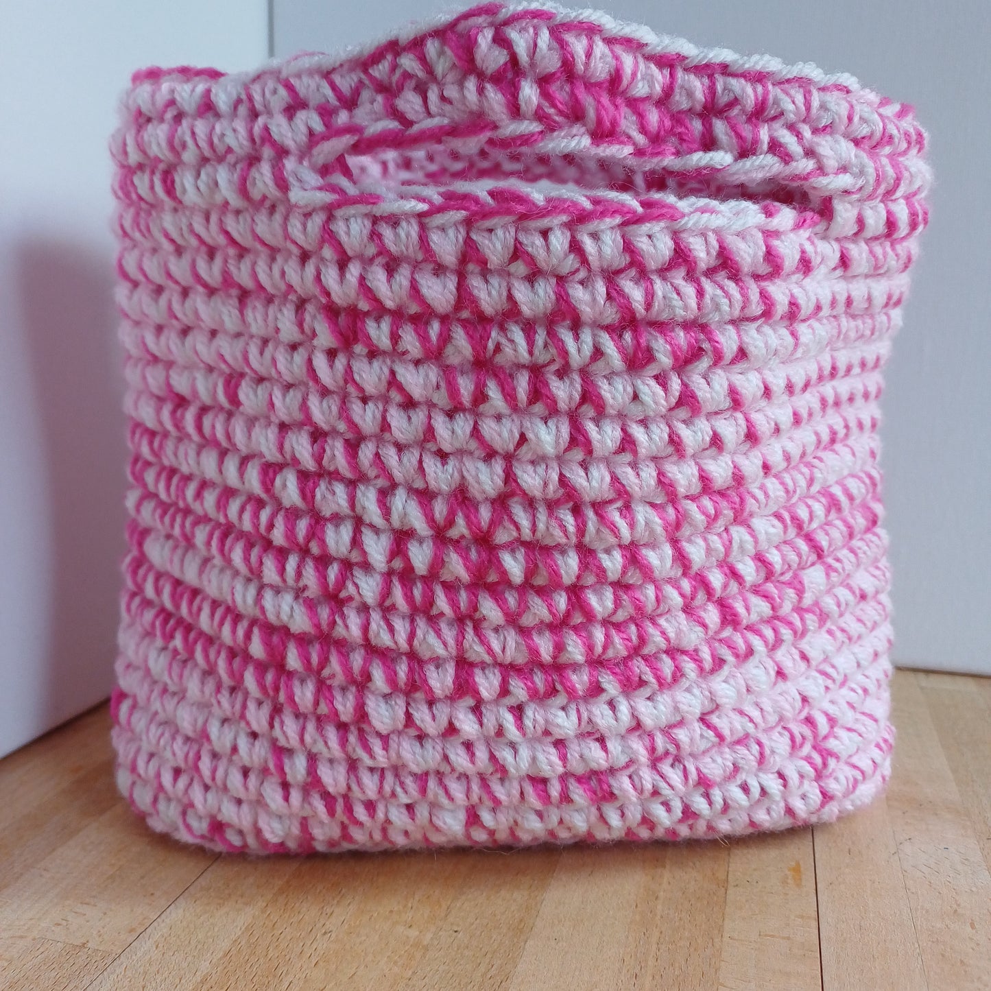 Panier sac multicolore rose
