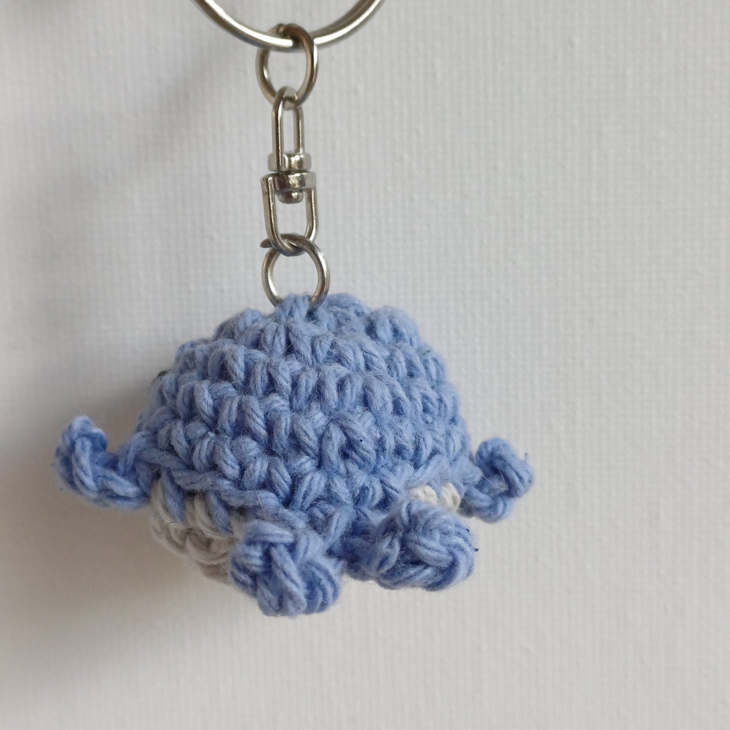 Porte-clés mini baleine lilas