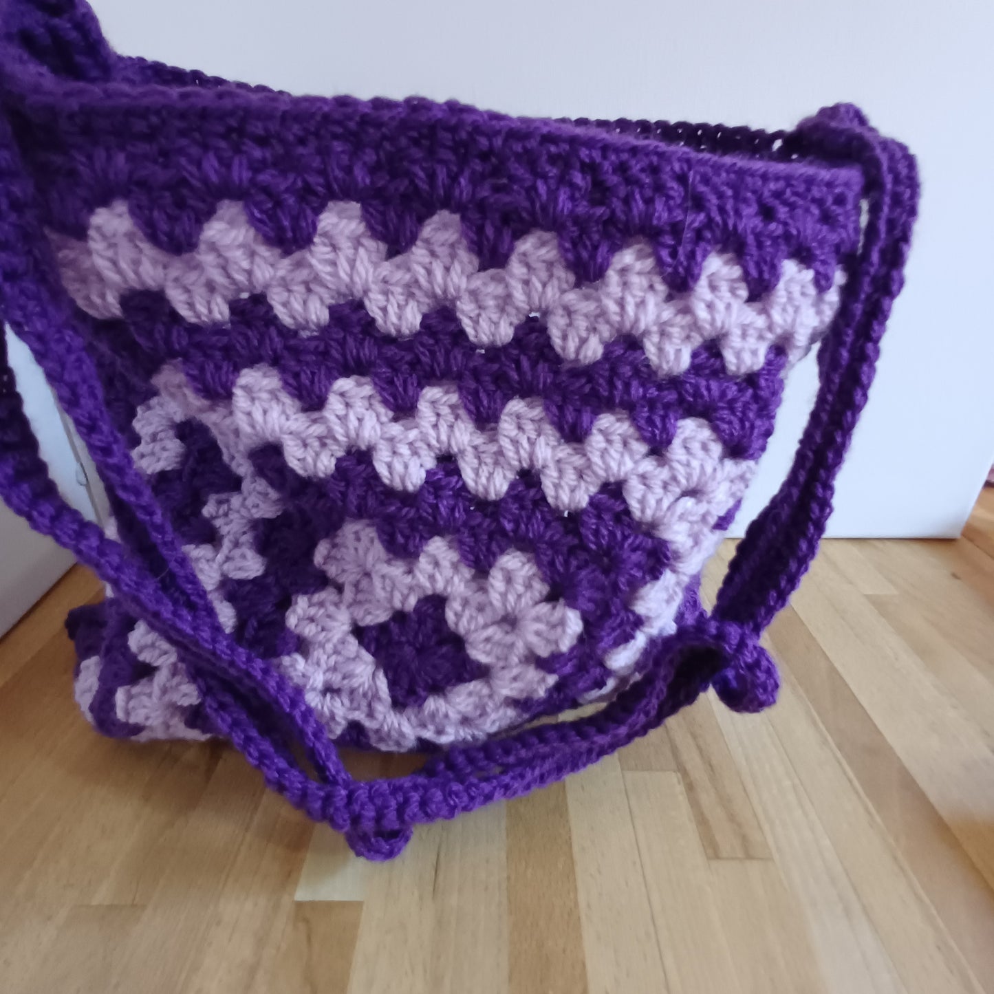 Tote bag violet et mauve