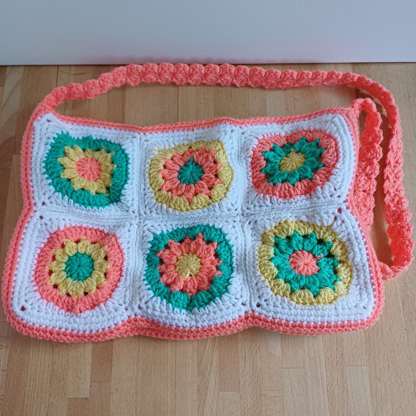 Grand sac bandoulière orange