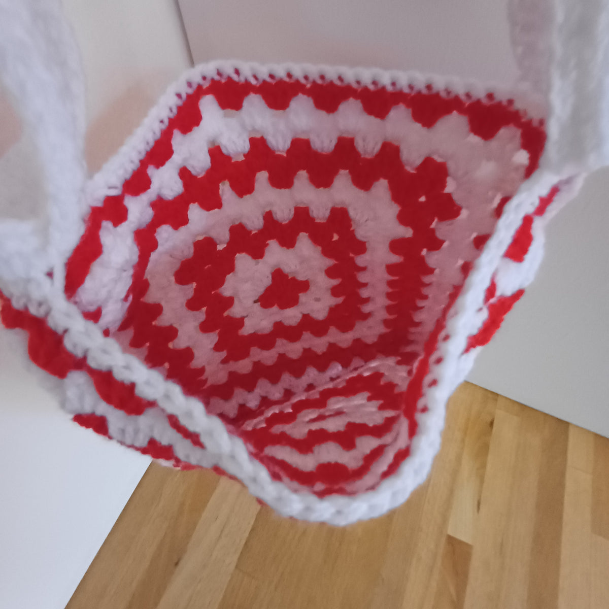 Tote bag de Noël rouge