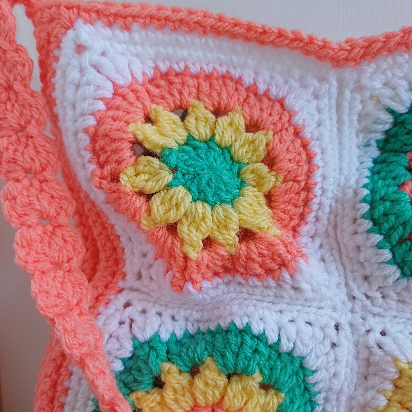 Grand sac bandoulière orange