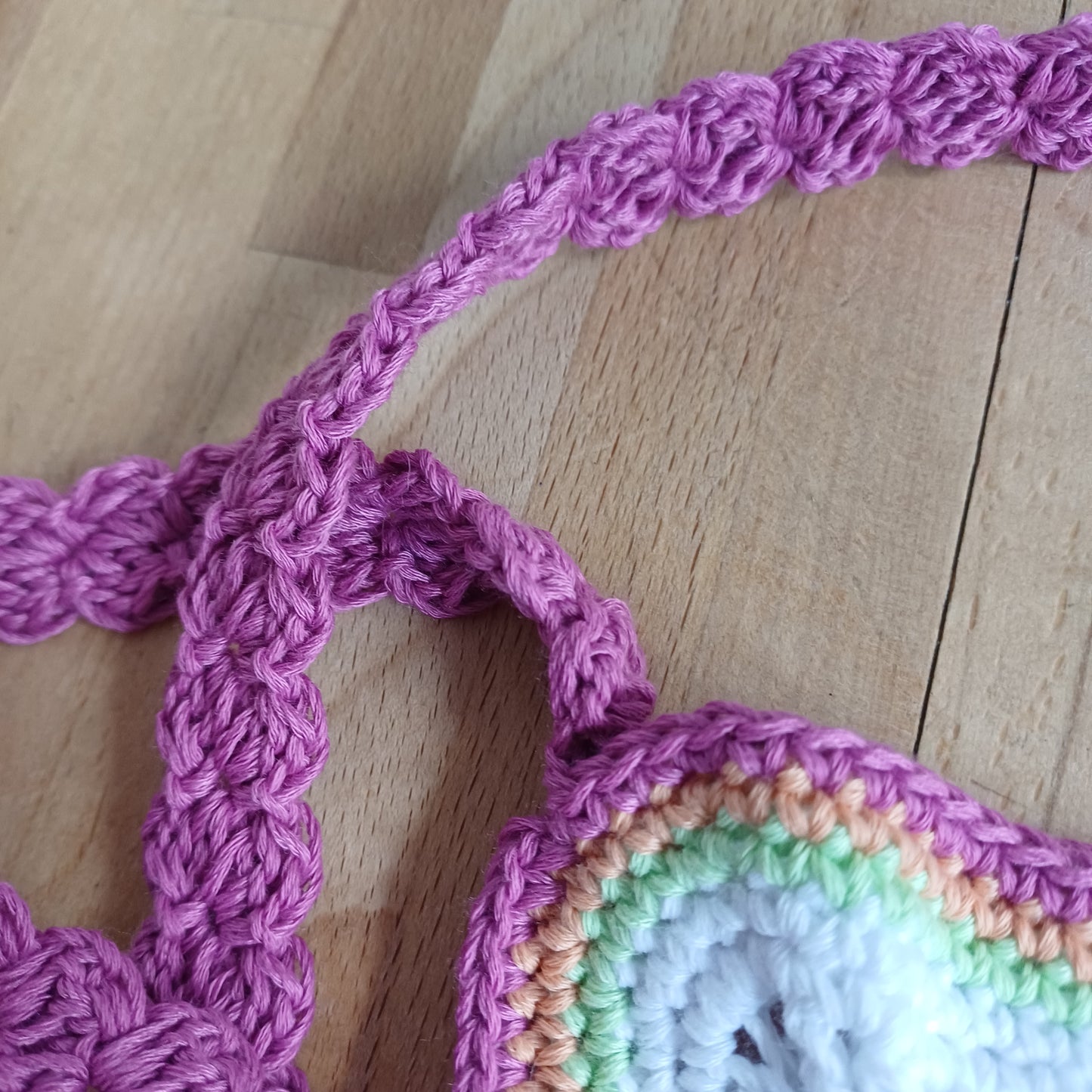Petit sac fleuri multicolore