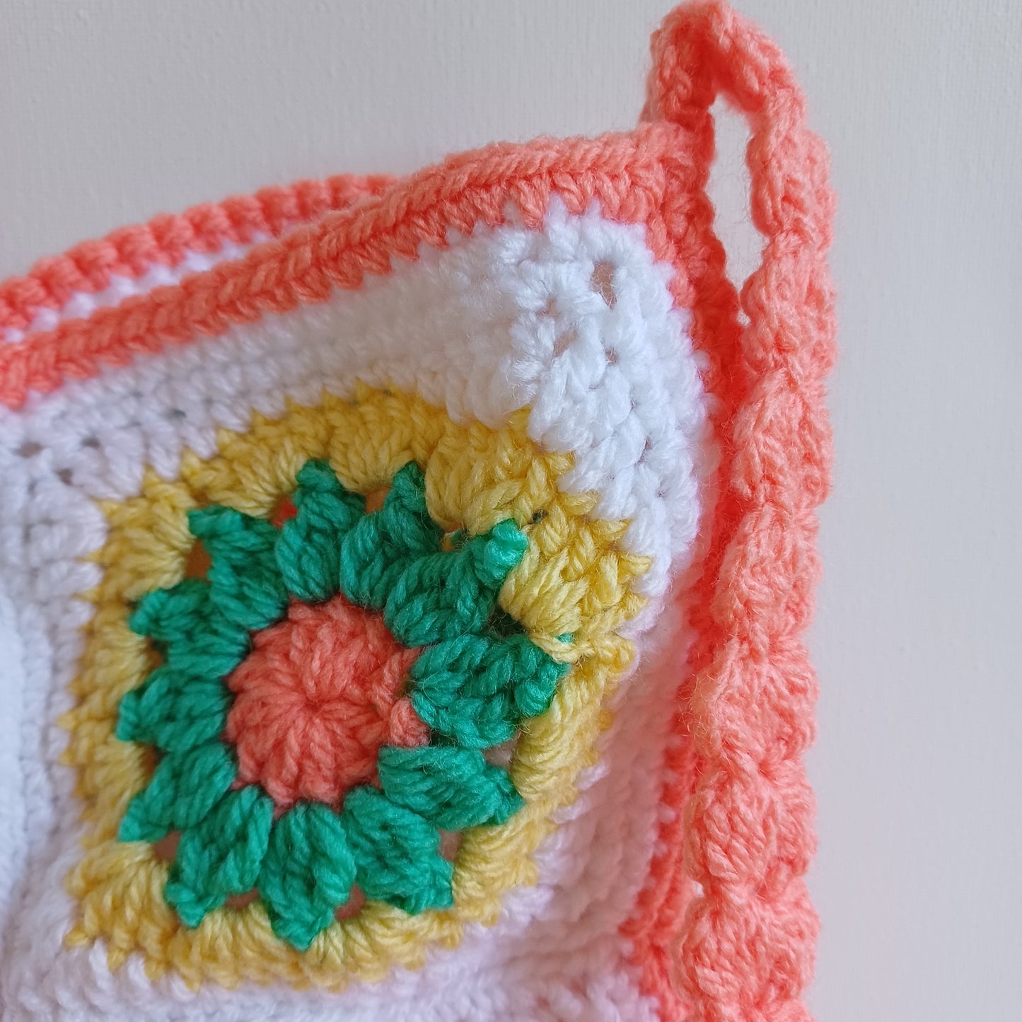 Grand sac bandoulière orange