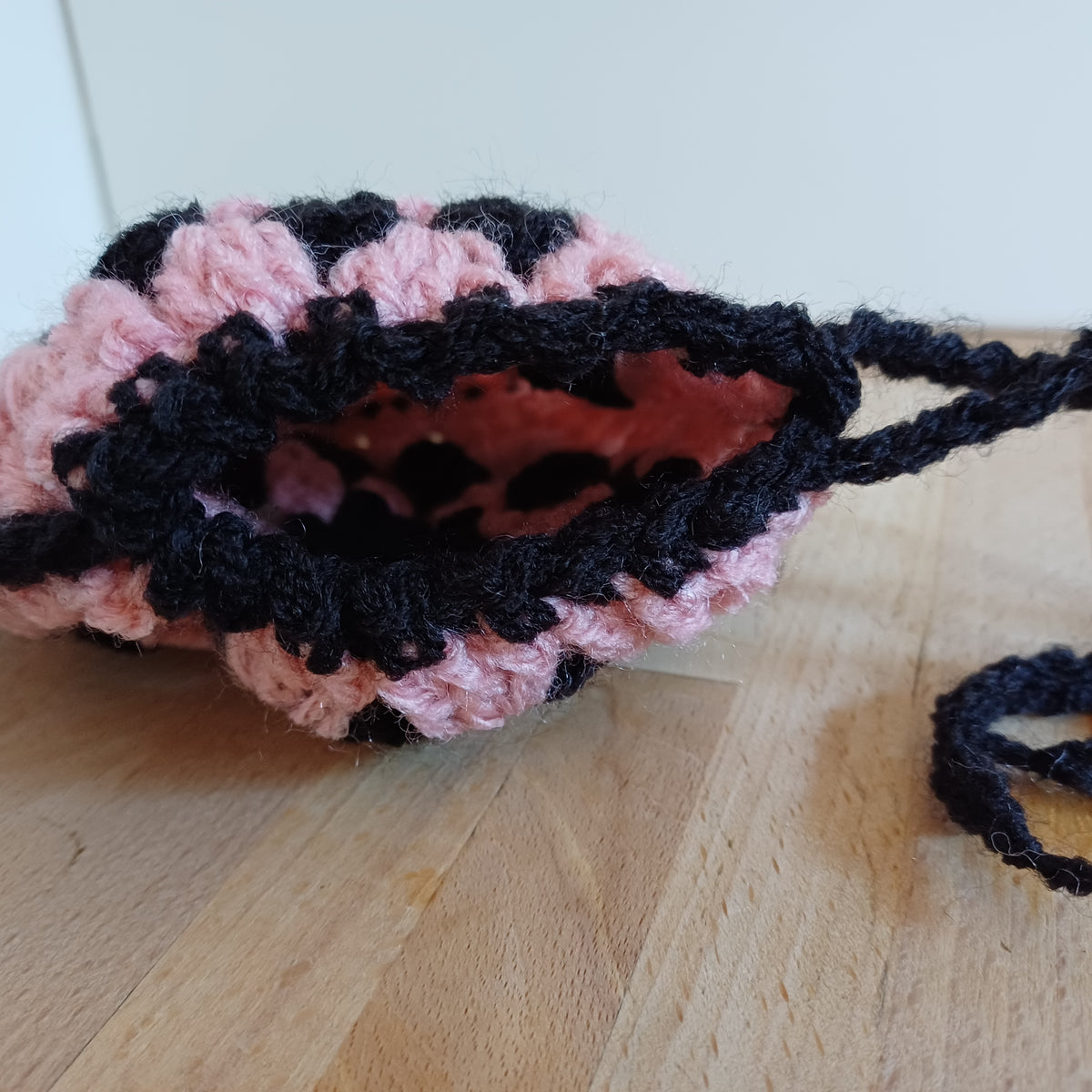 Pochon granny rose et noir