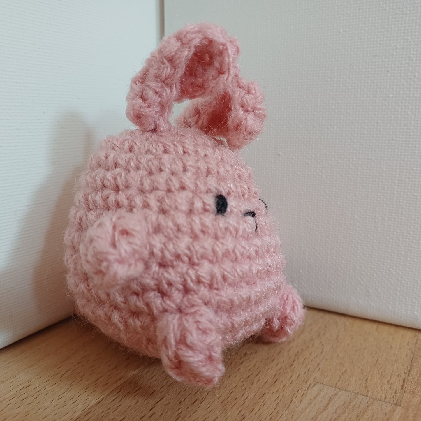 Mini lapin vieux rose
