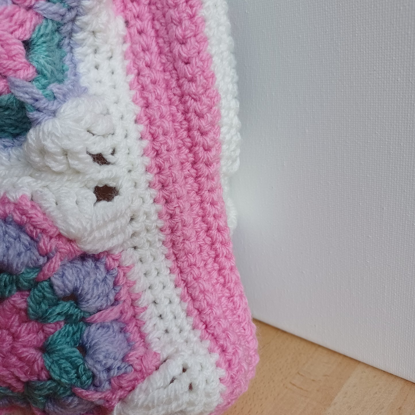 Grand sac bandoulière rose
