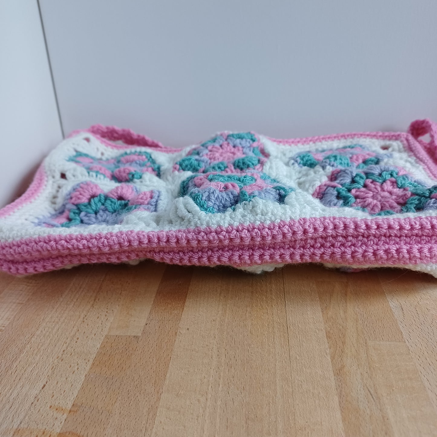 Grand sac bandoulière rose