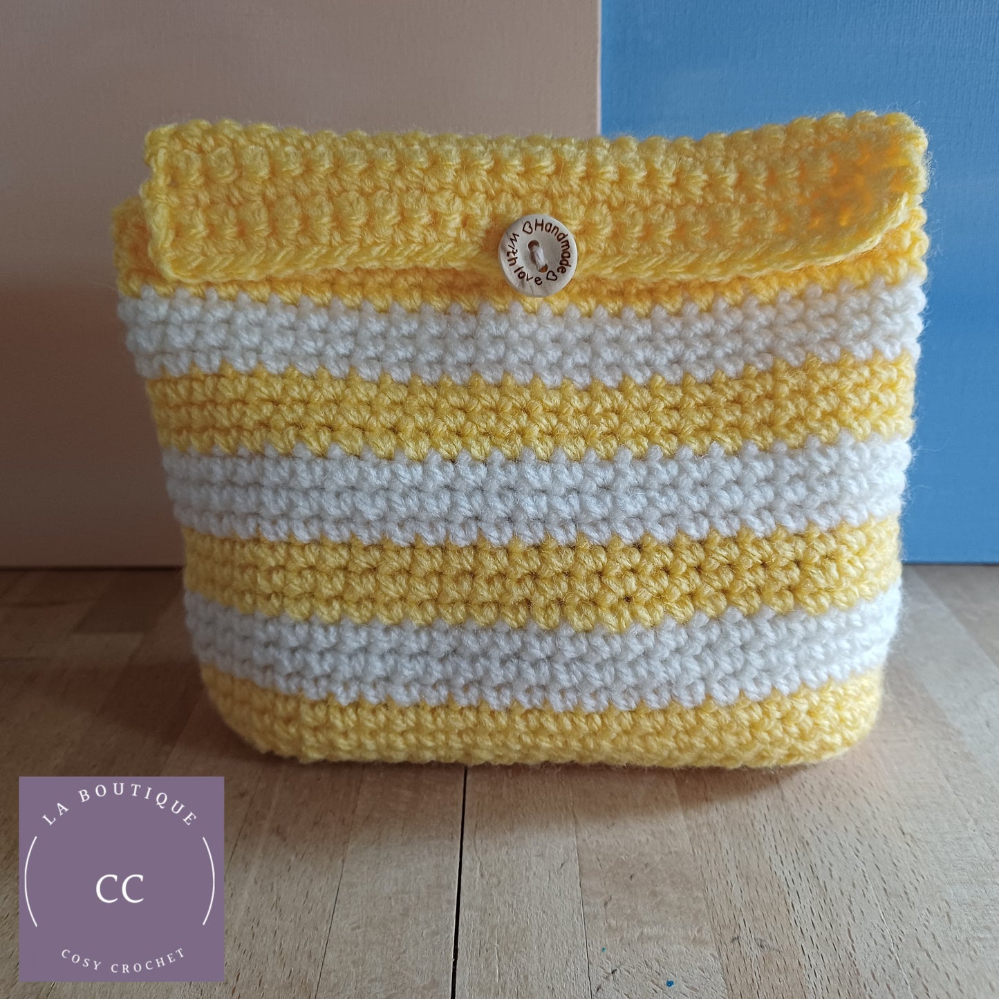 Trousse de toilette petit modèle jaune