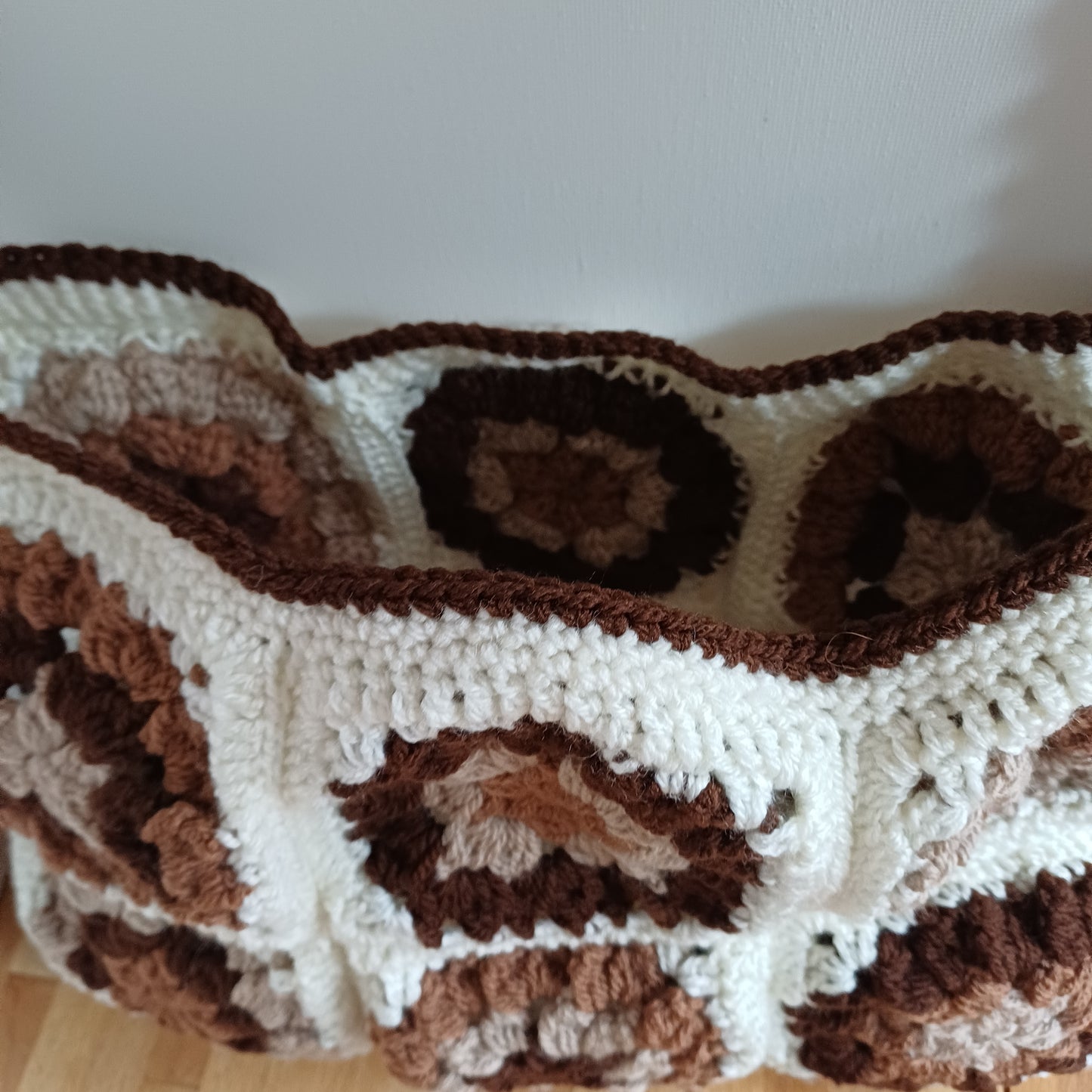 Grand sac bandoulière marron