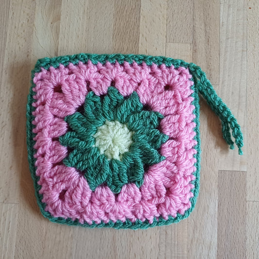 Pochon granny rose et vert