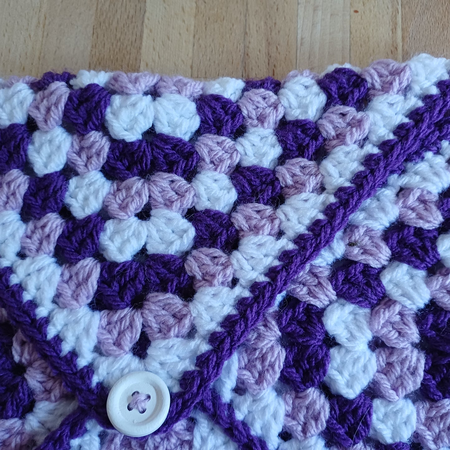 Pochette enveloppe pour livre duo de violet