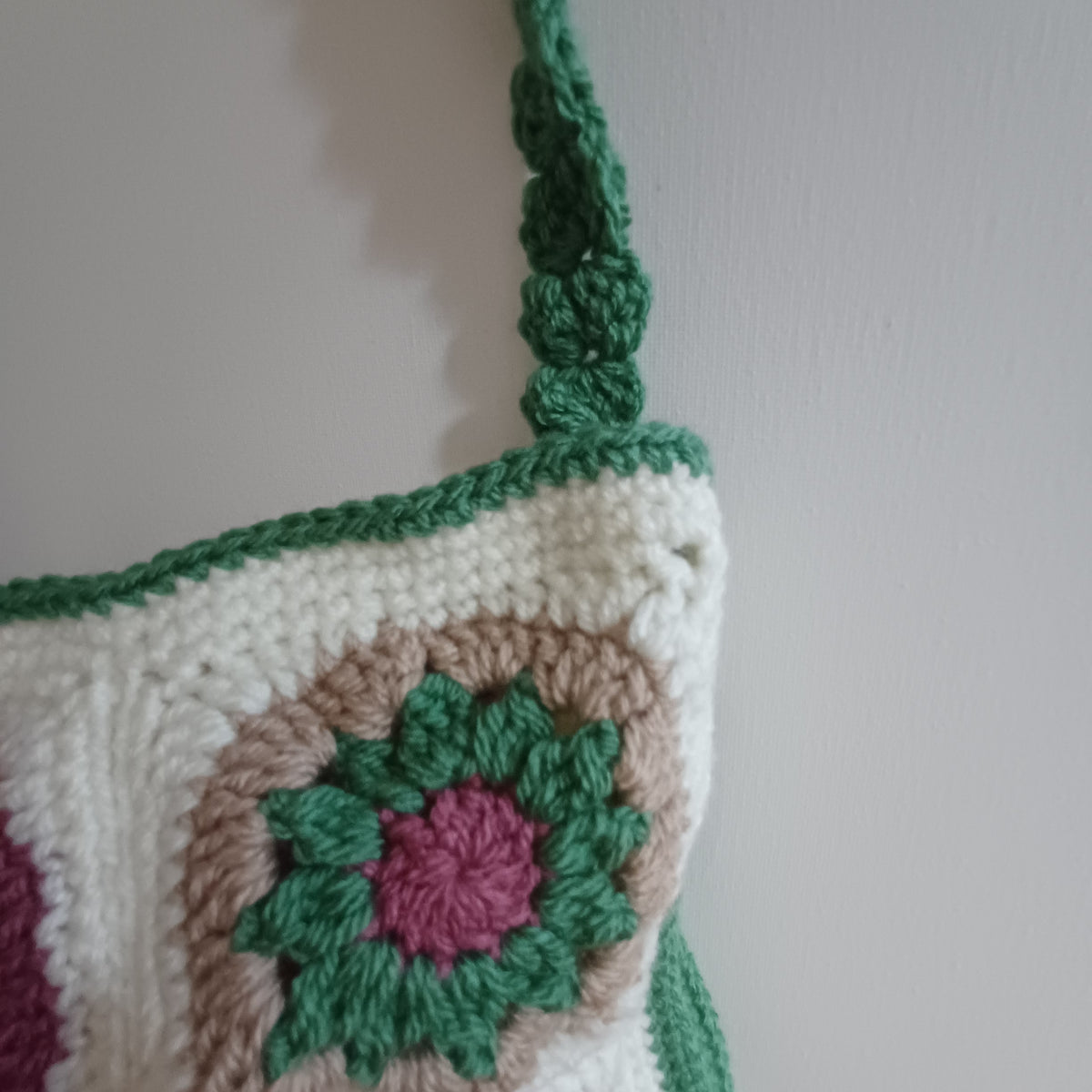 Grand sac bandoulière vert