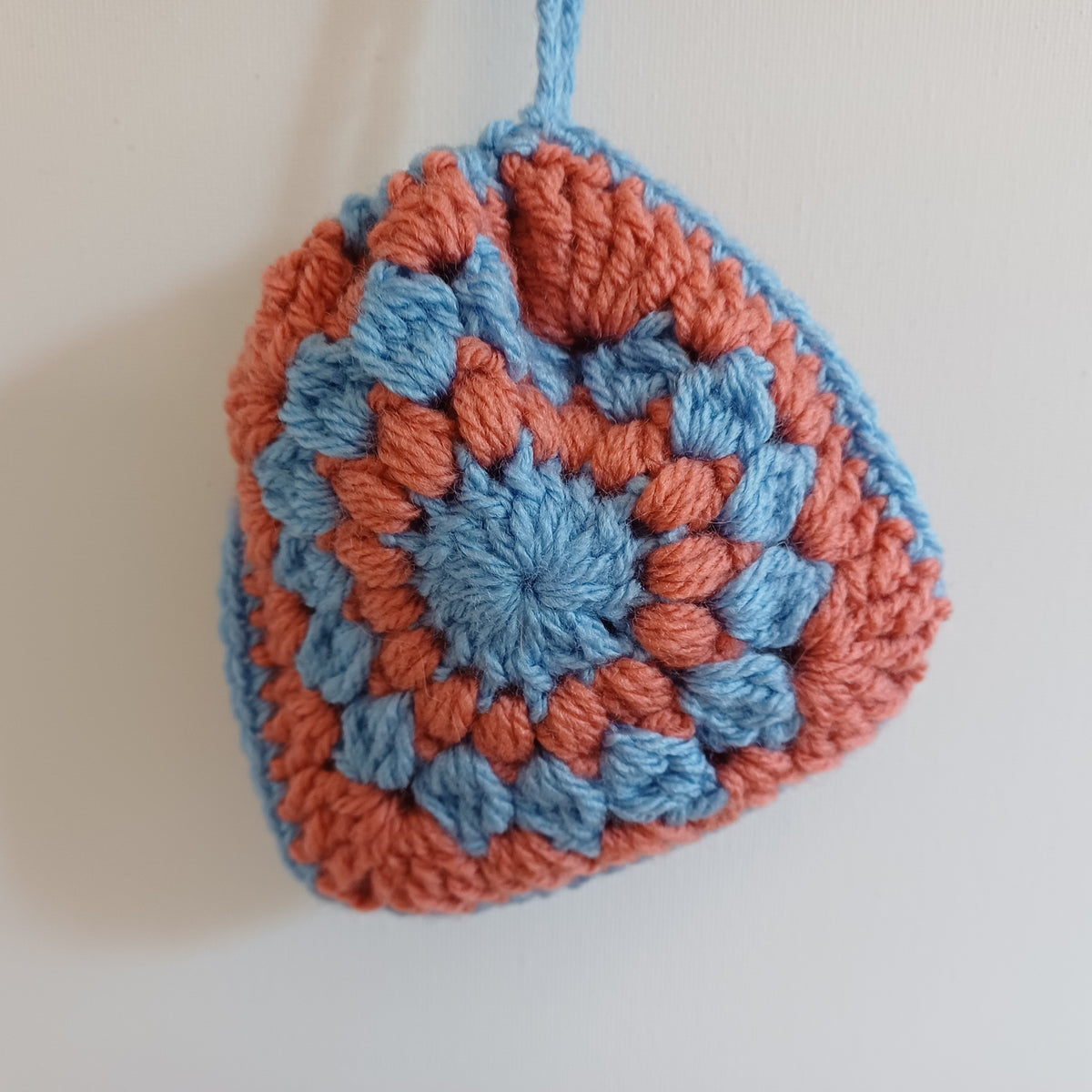 Pochon granny bleu et orange
