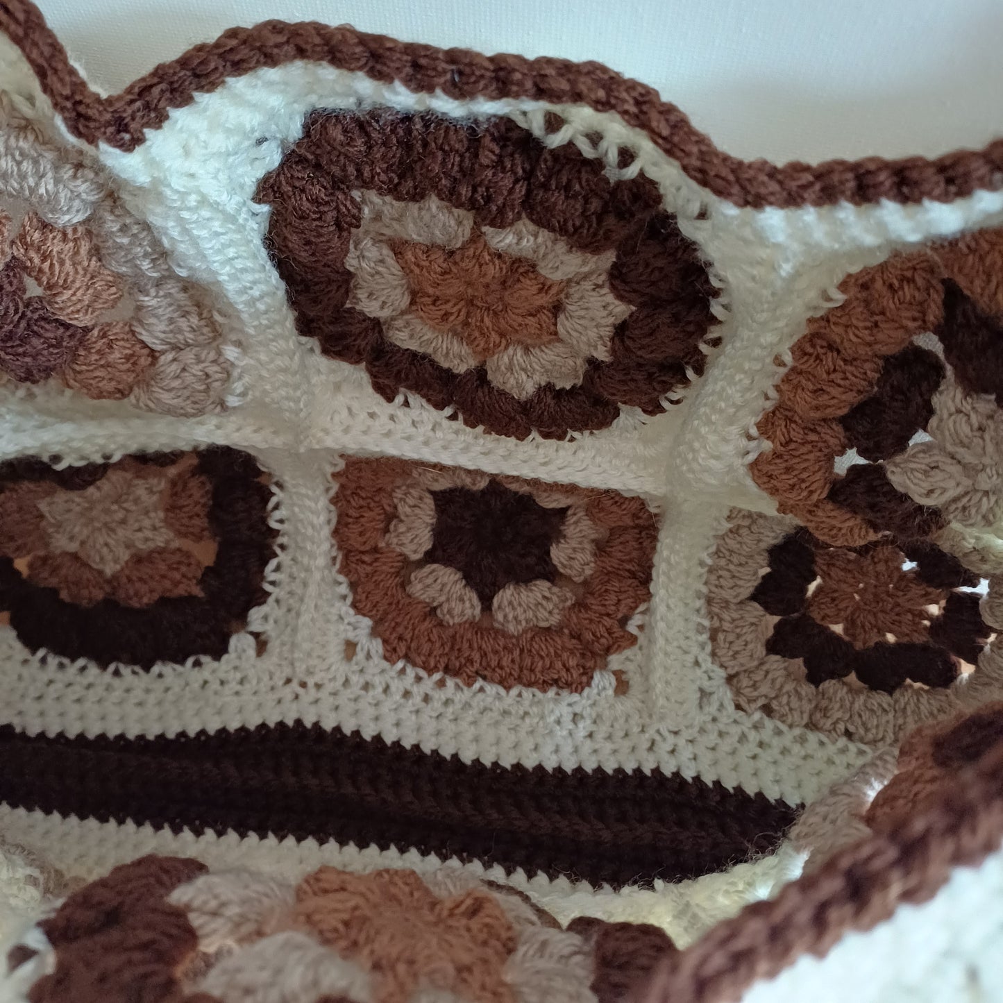 Grand sac bandoulière marron