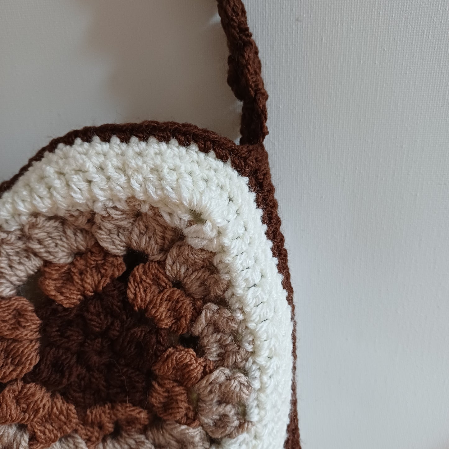 Grand sac bandoulière marron