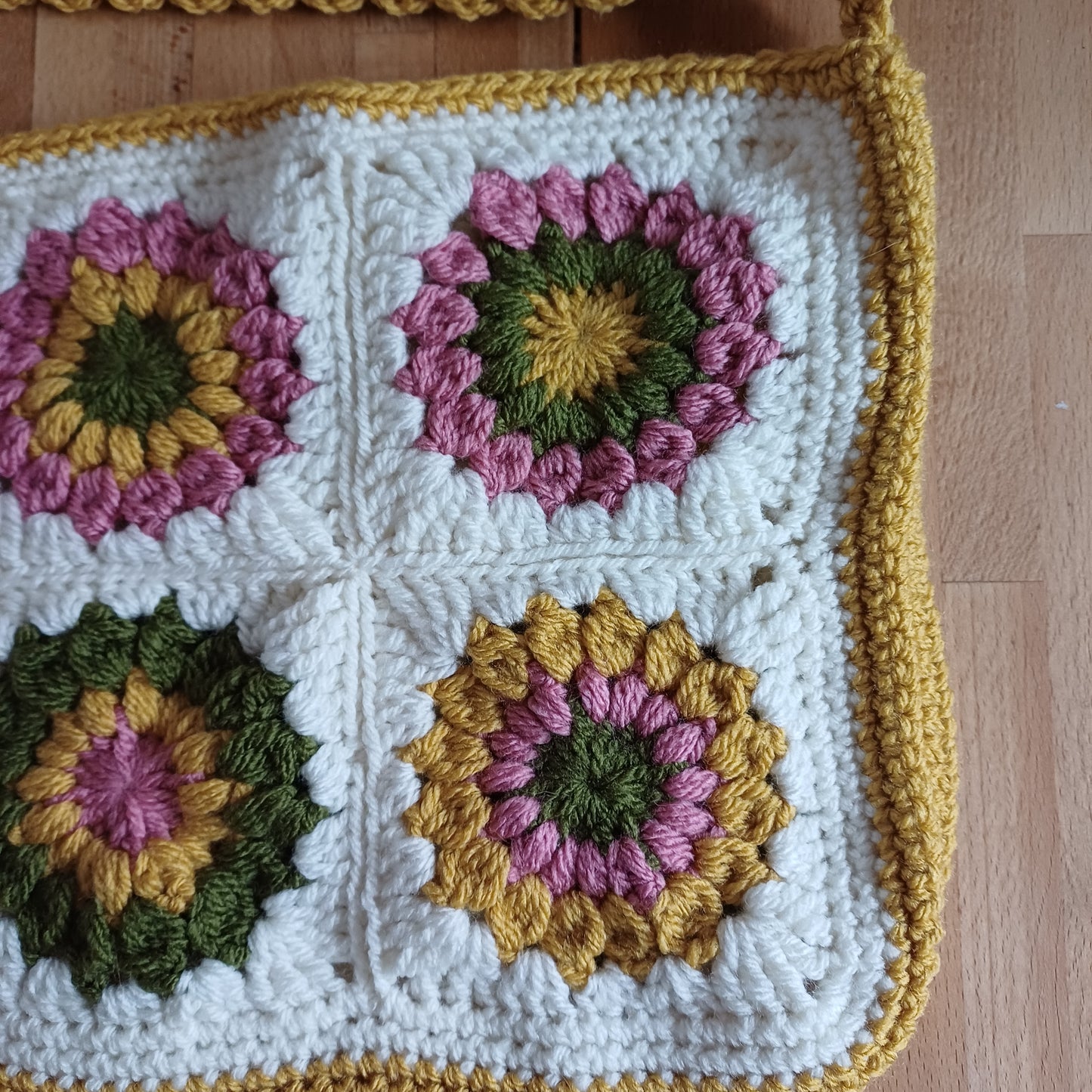 Grand sac bandoulière jaune