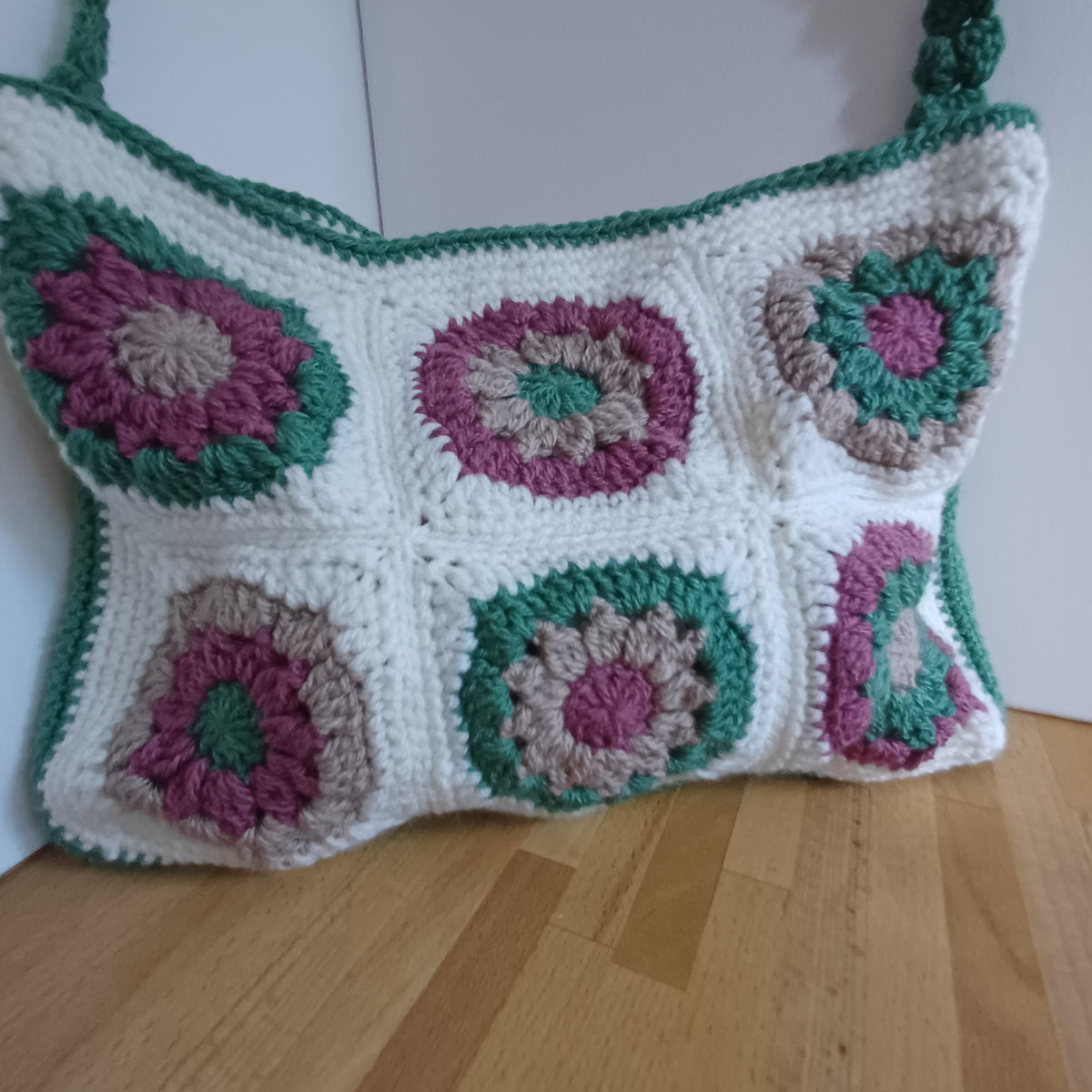 Grand sac bandoulière vert