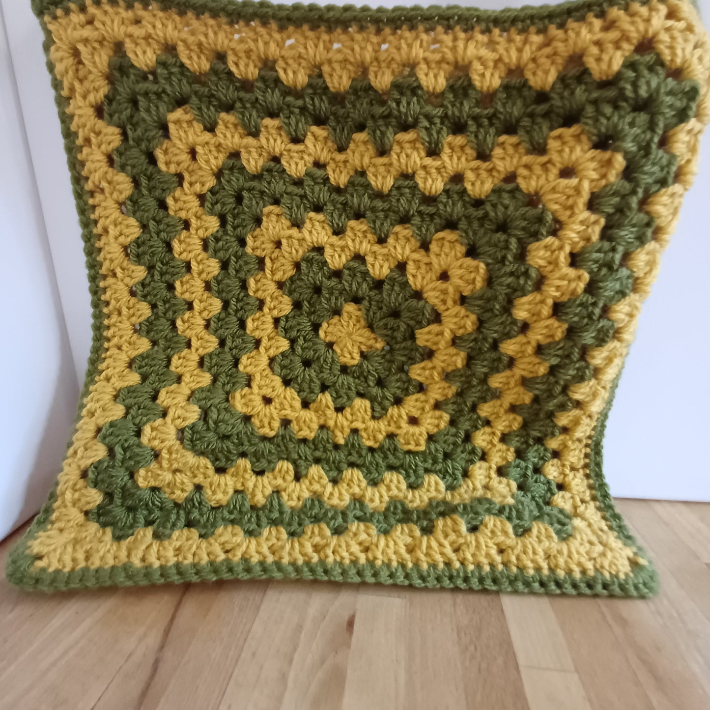 Tote bag vert et jaune