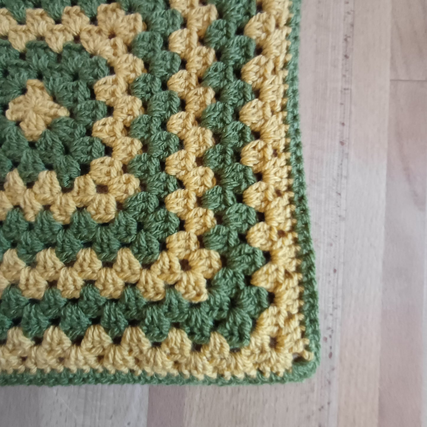 Tote bag vert et jaune