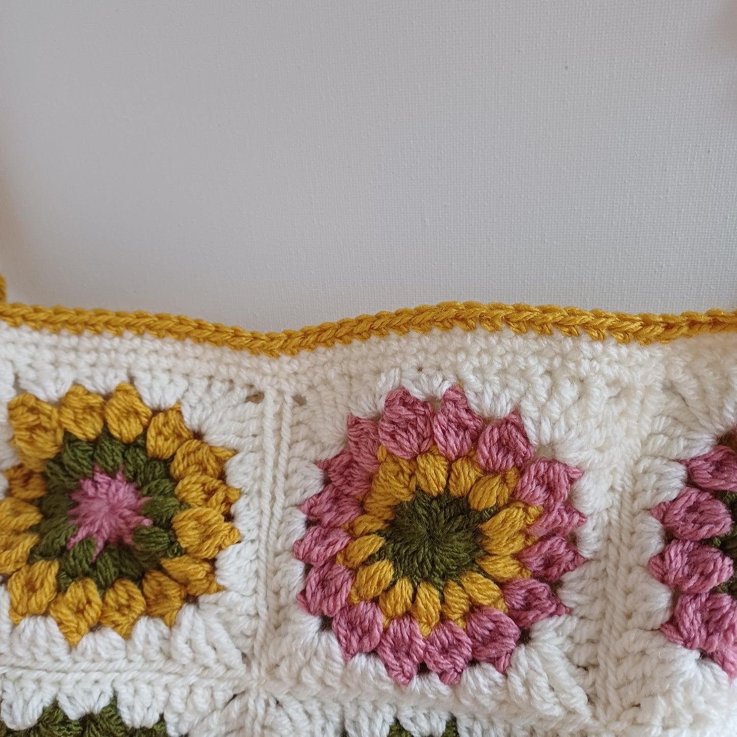 Grand sac bandoulière jaune