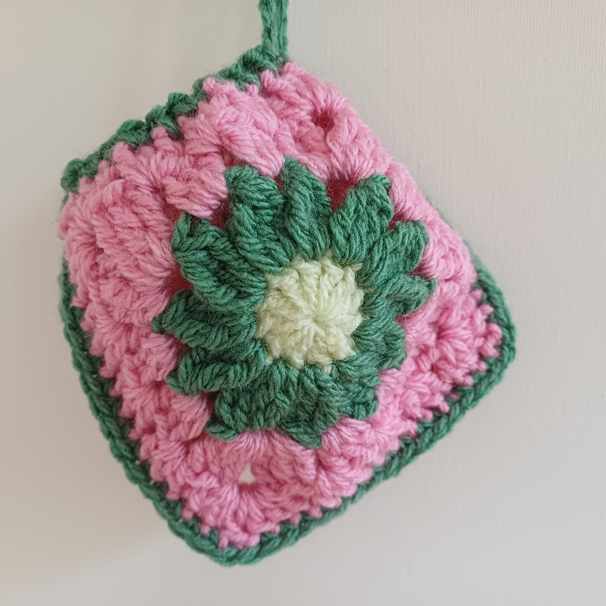 Pochon granny rose et vert