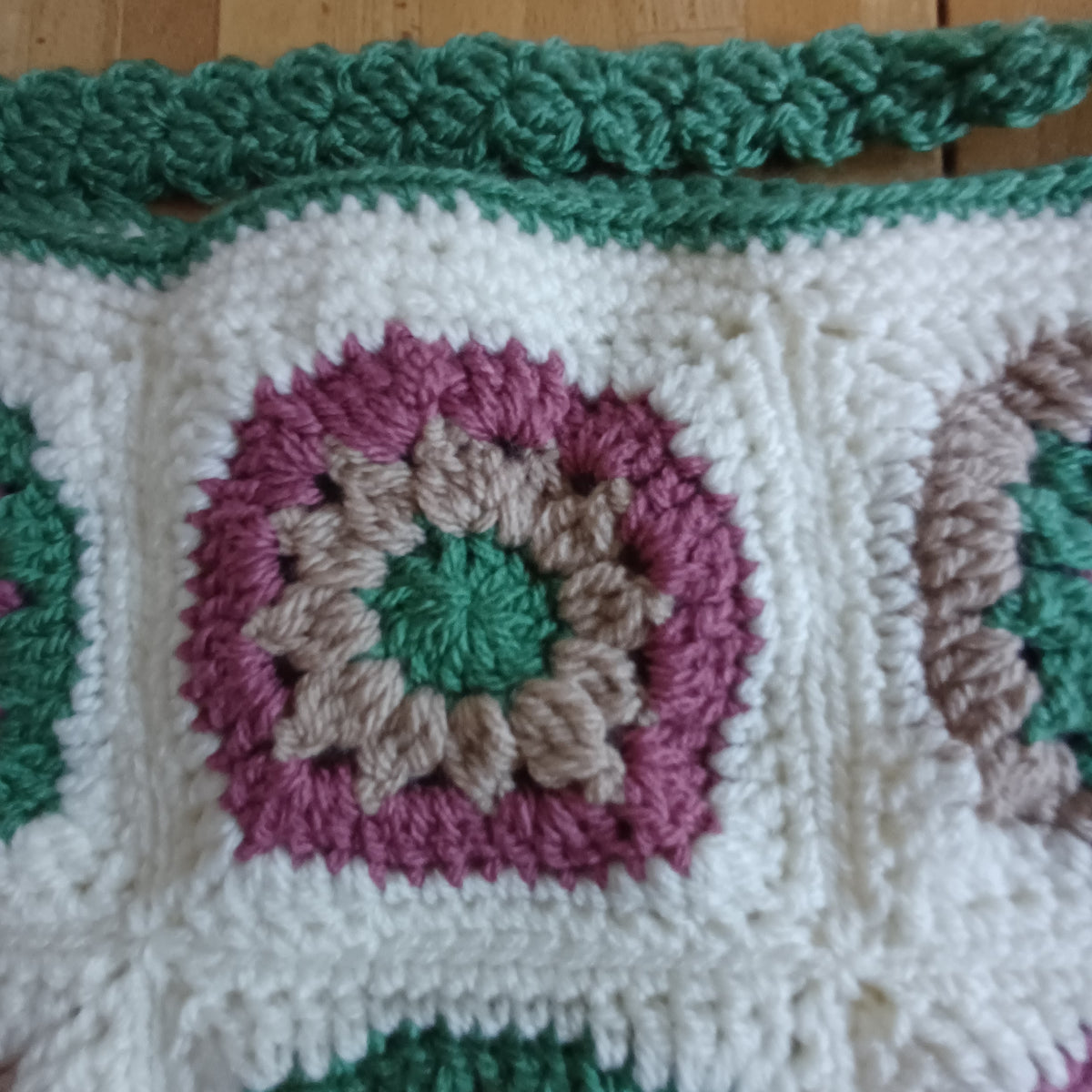 Grand sac bandoulière vert