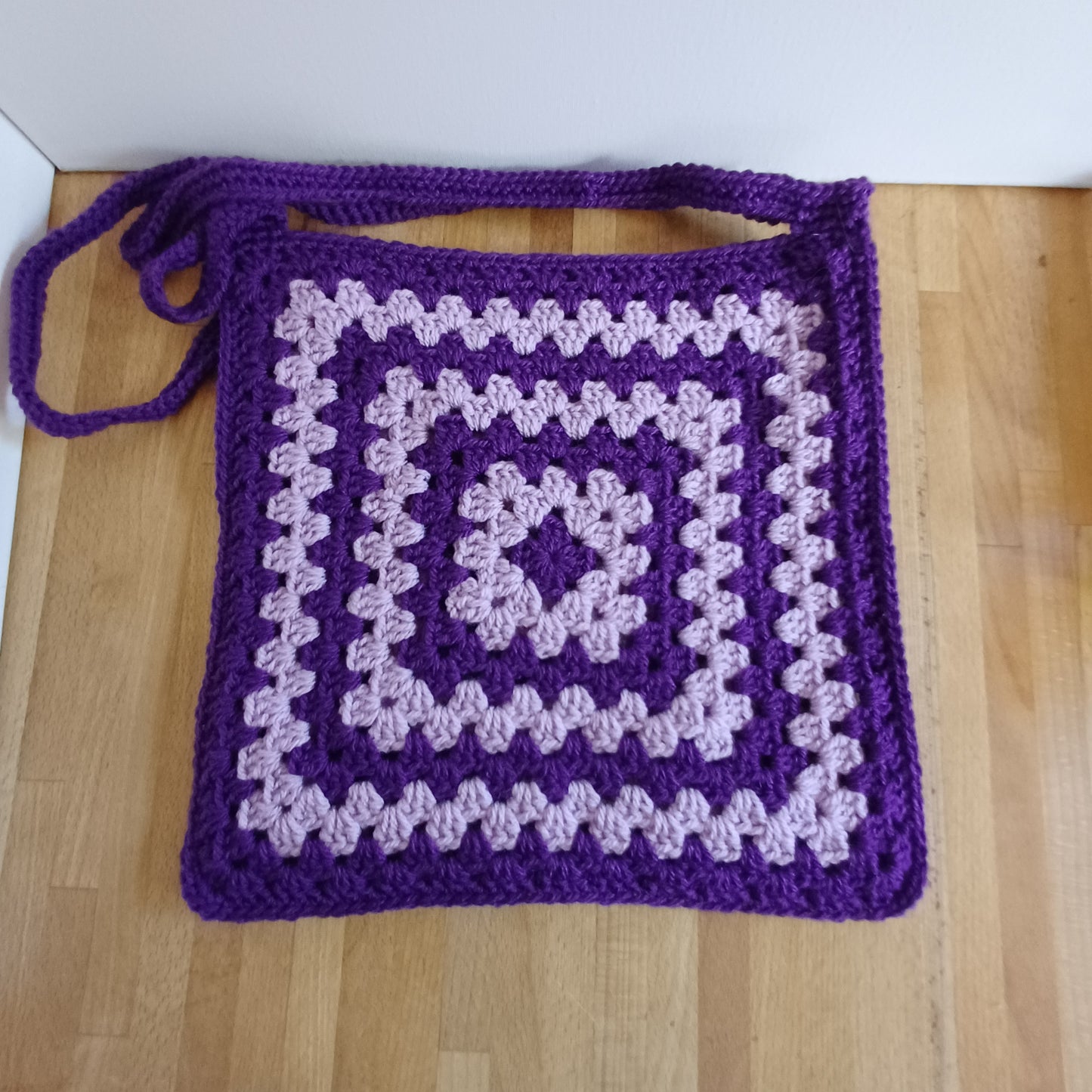 Tote bag violet et mauve