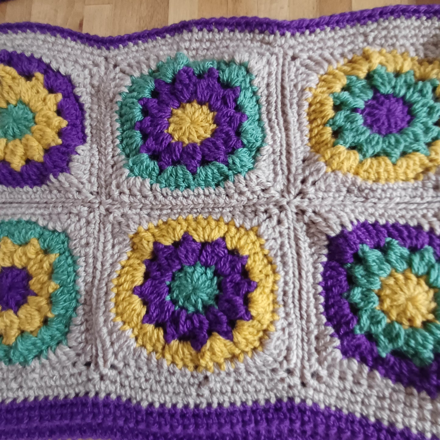 Grand sac bandoulière violet