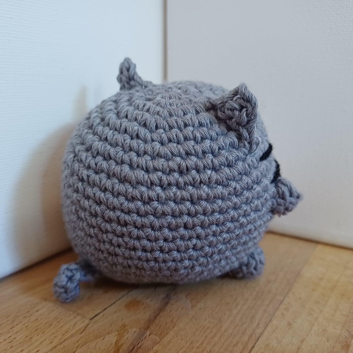 Chat squeeshy gris et blanc