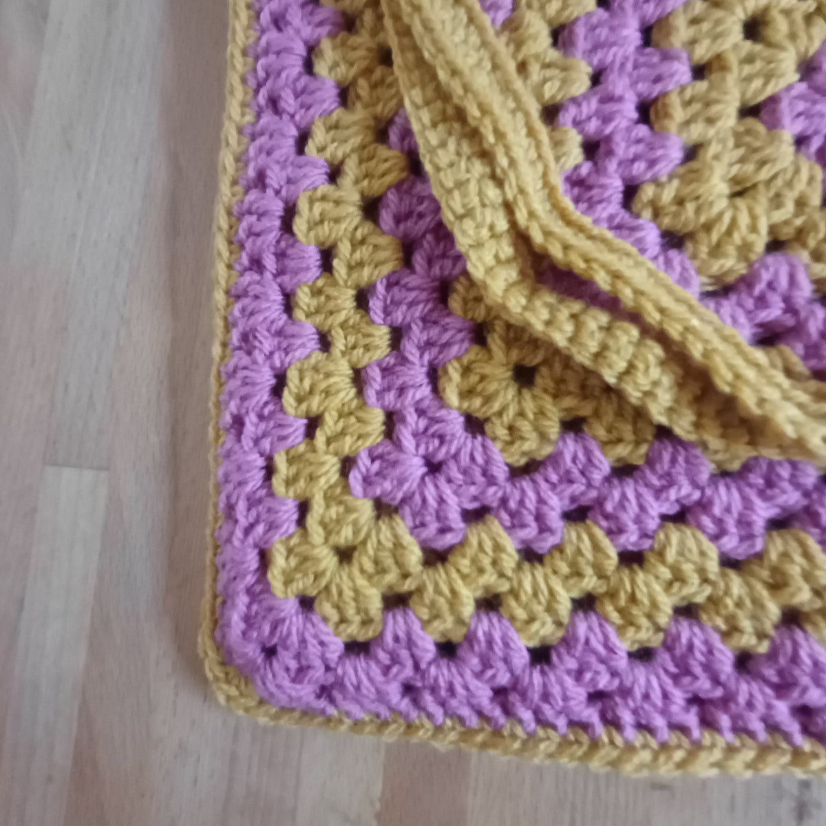 Tote bag rose et jaune