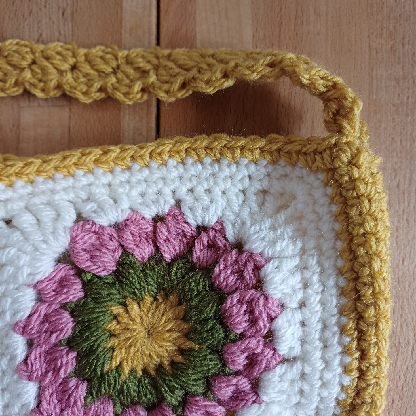 Grand sac bandoulière jaune