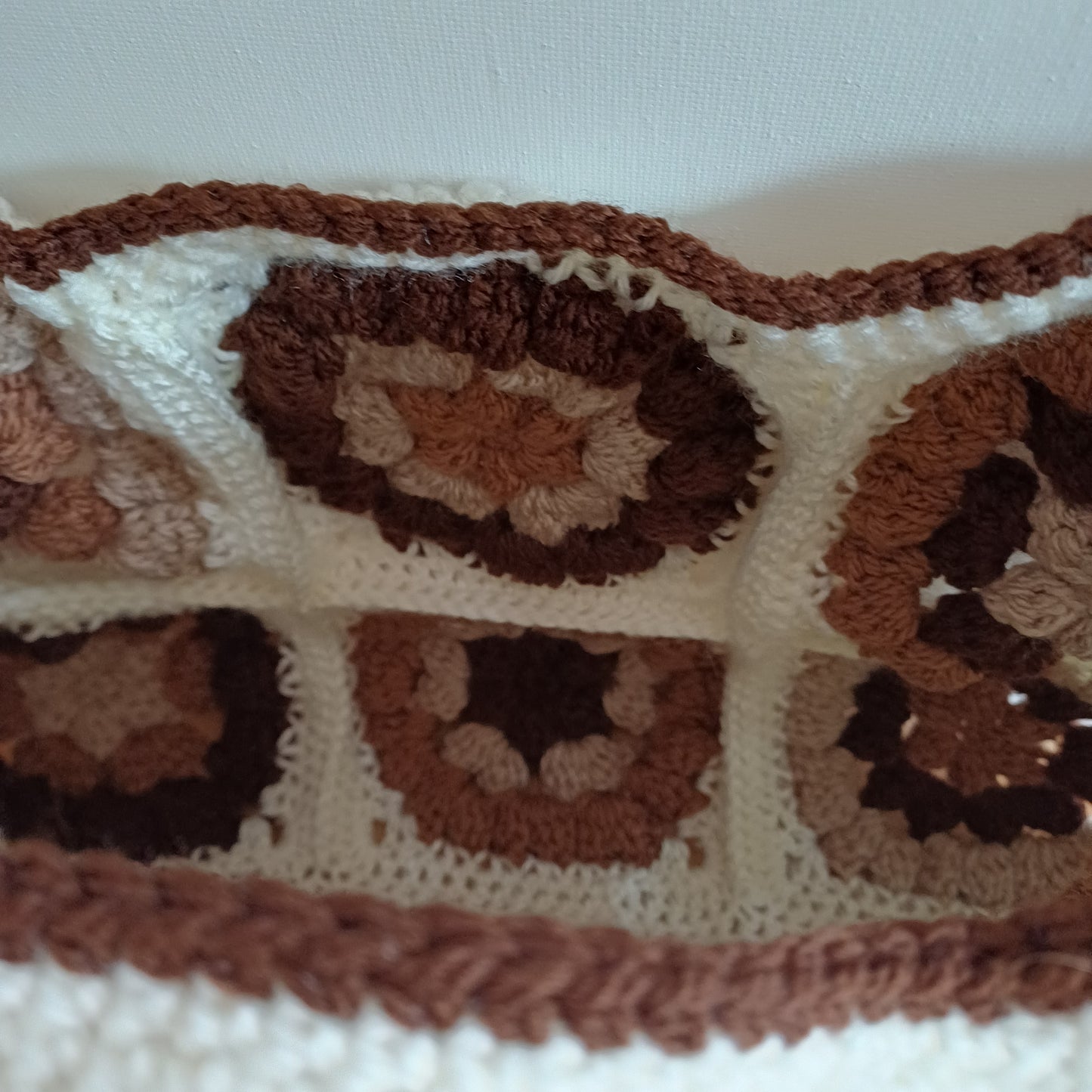 Grand sac bandoulière marron