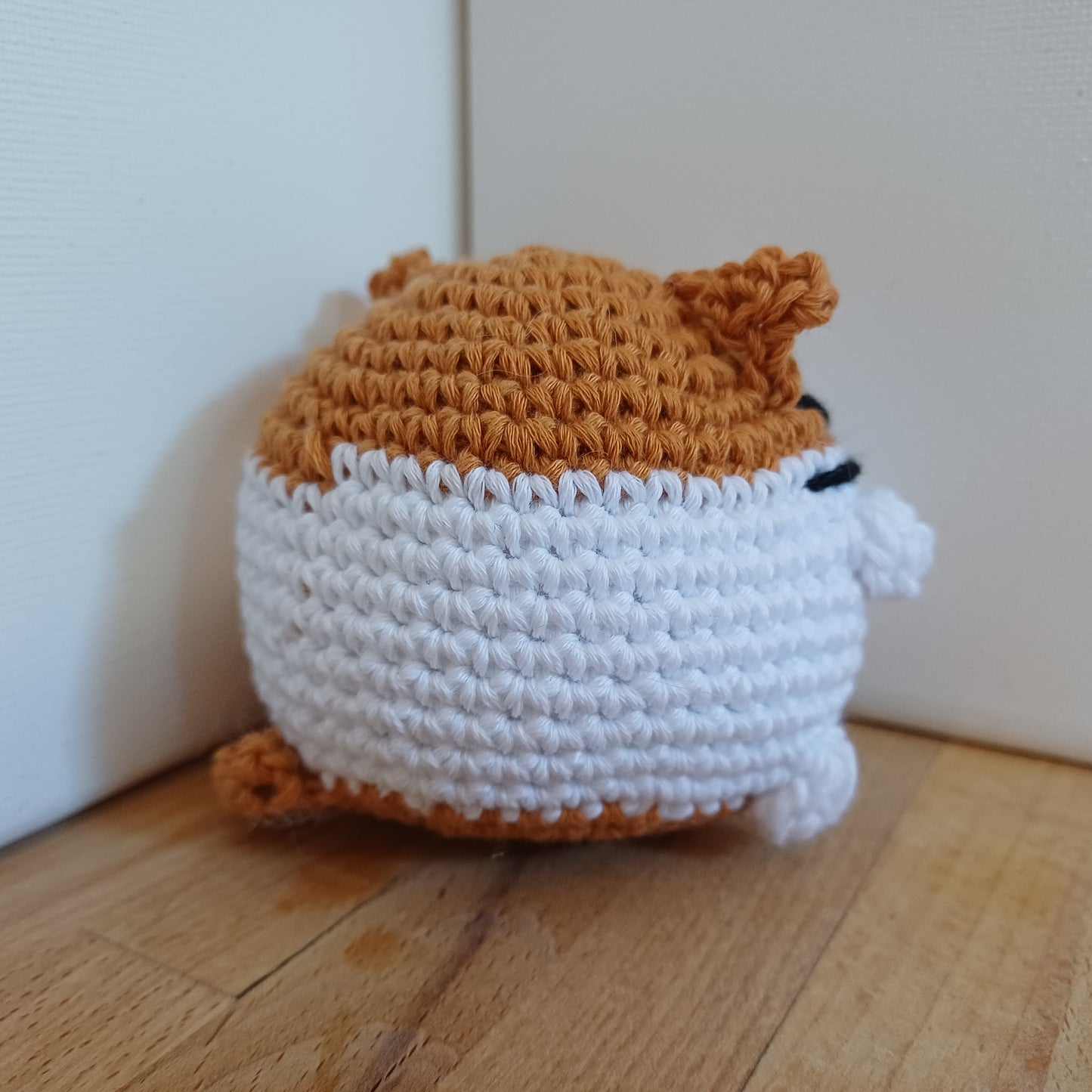 Chat squeeshy blanc et marron