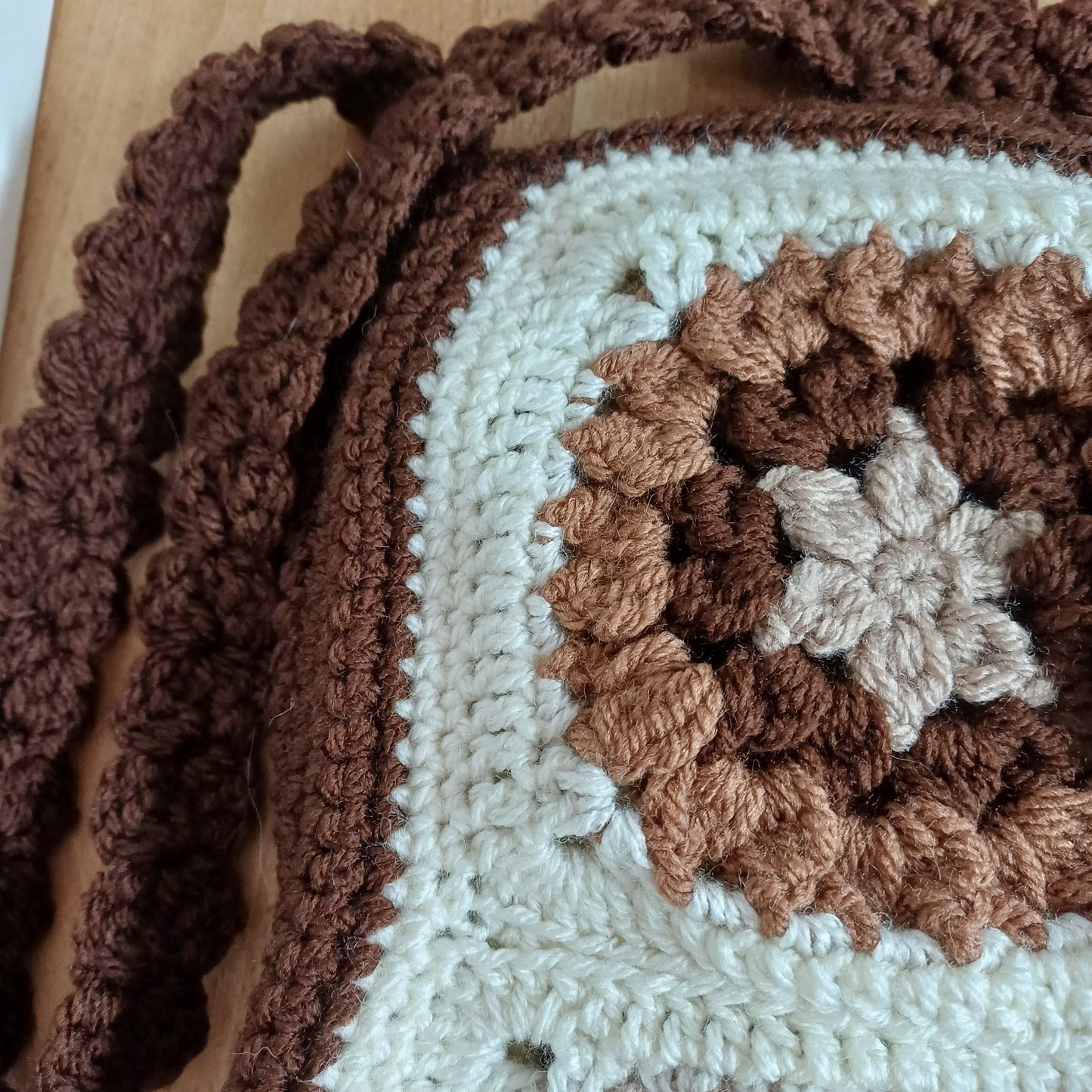 Grand sac bandoulière marron