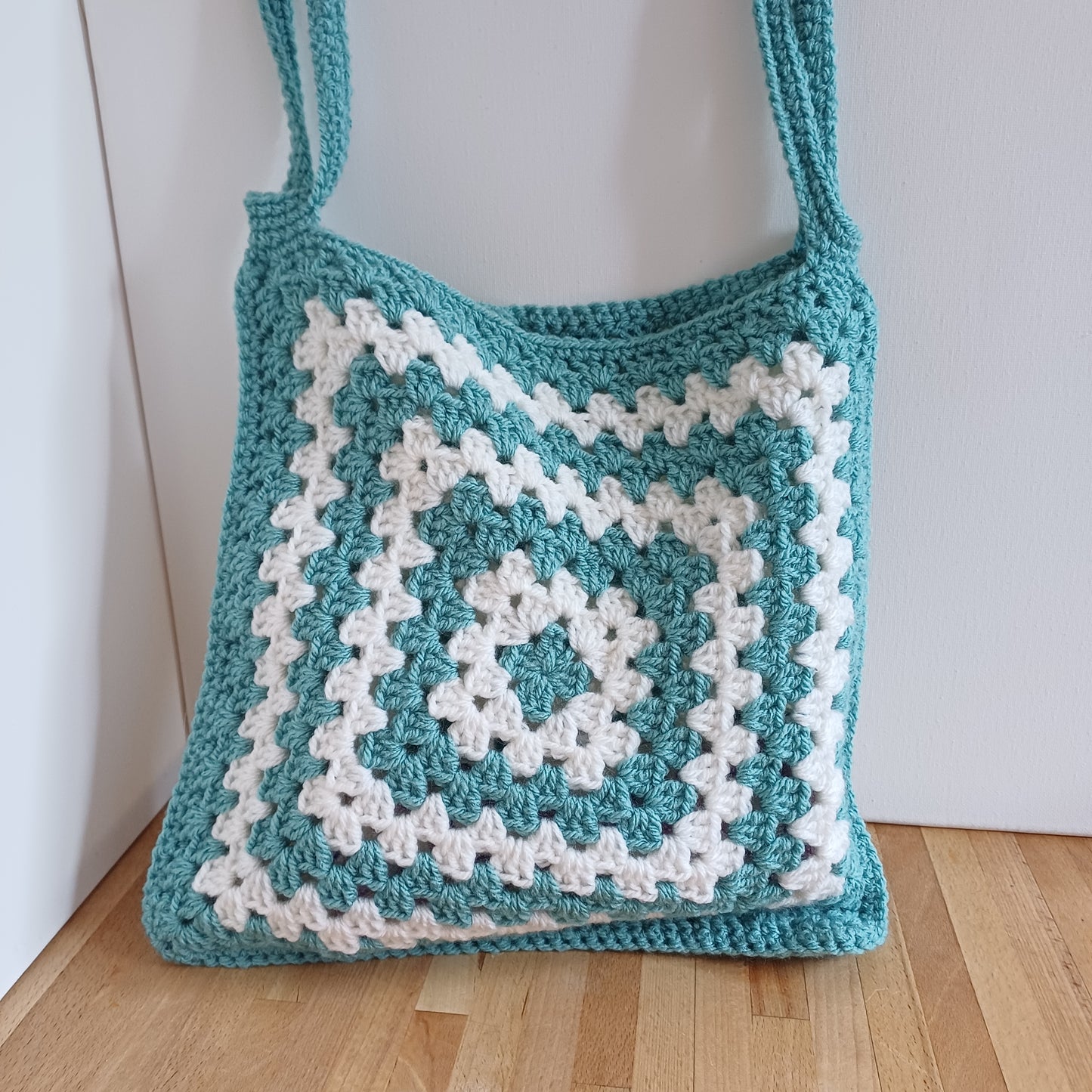 Tote bag vert et blanc
