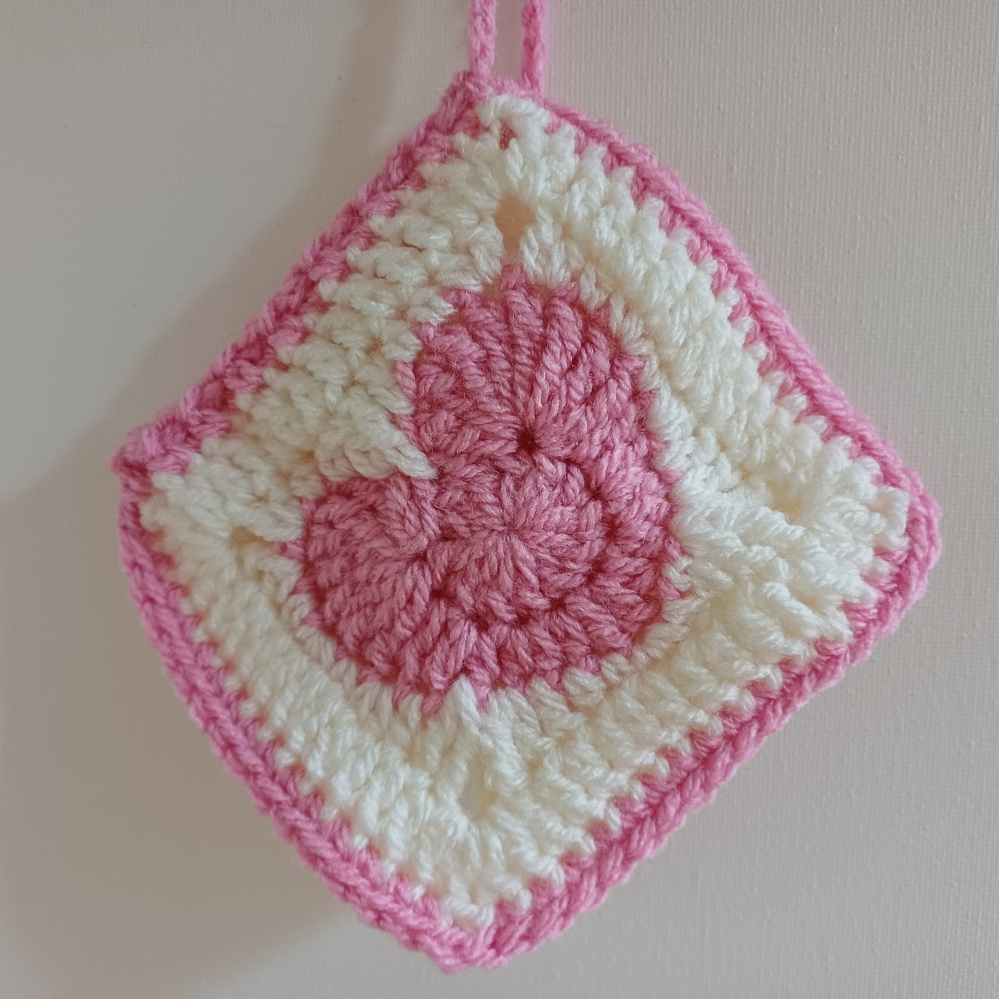 Pochon granny coeur rose