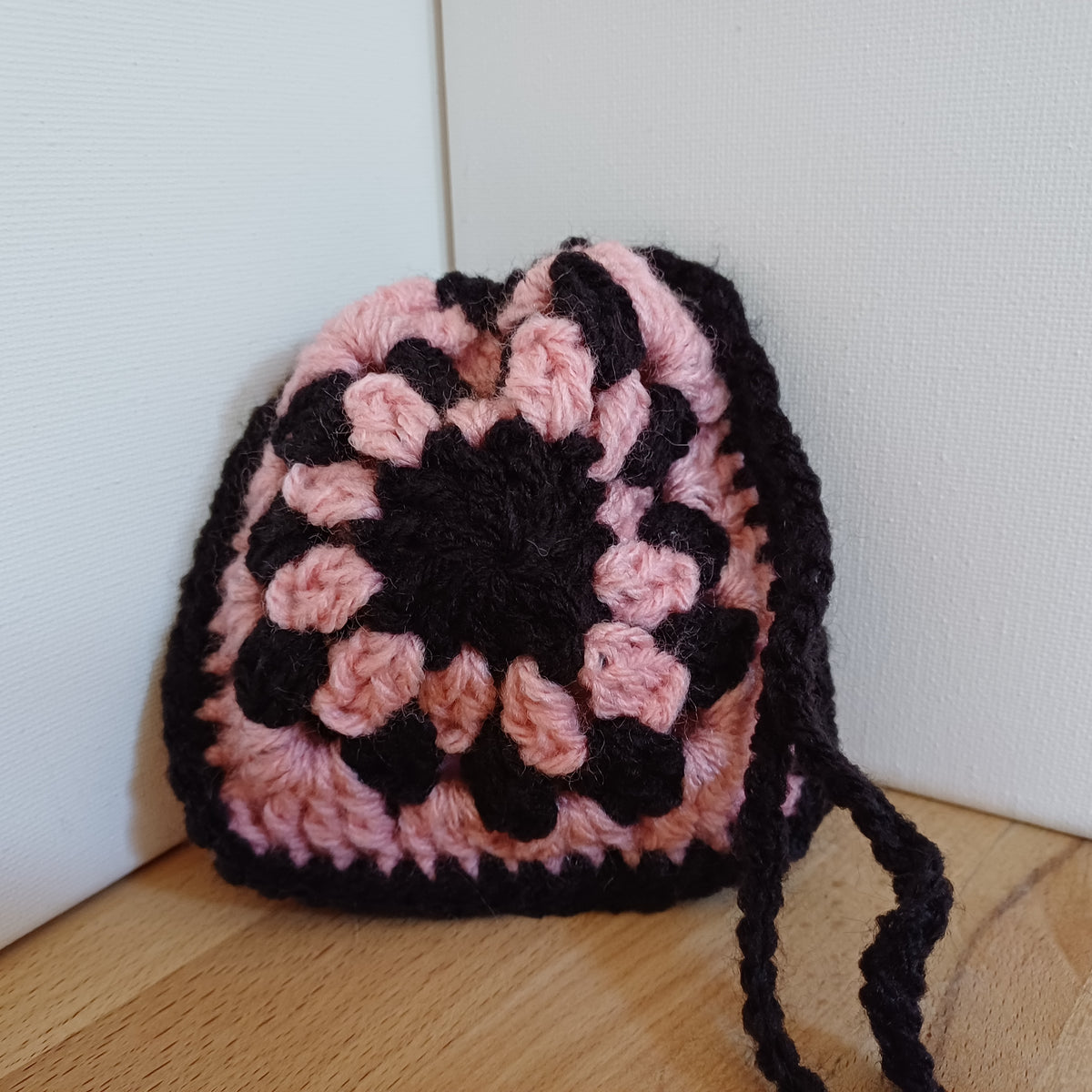 Pochon granny rose et noir