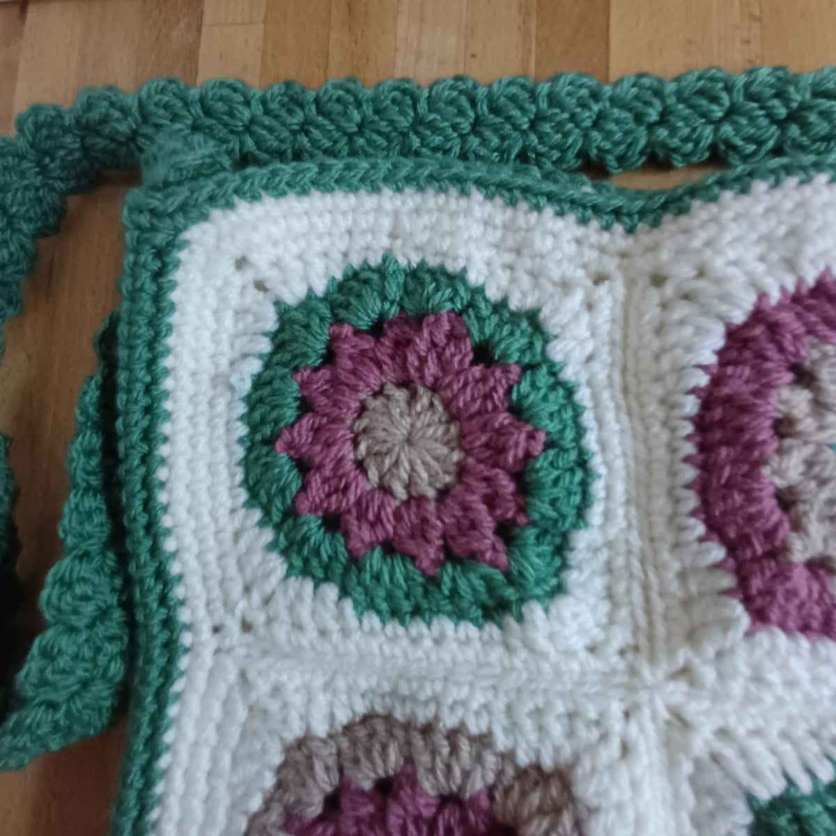 Grand sac bandoulière vert