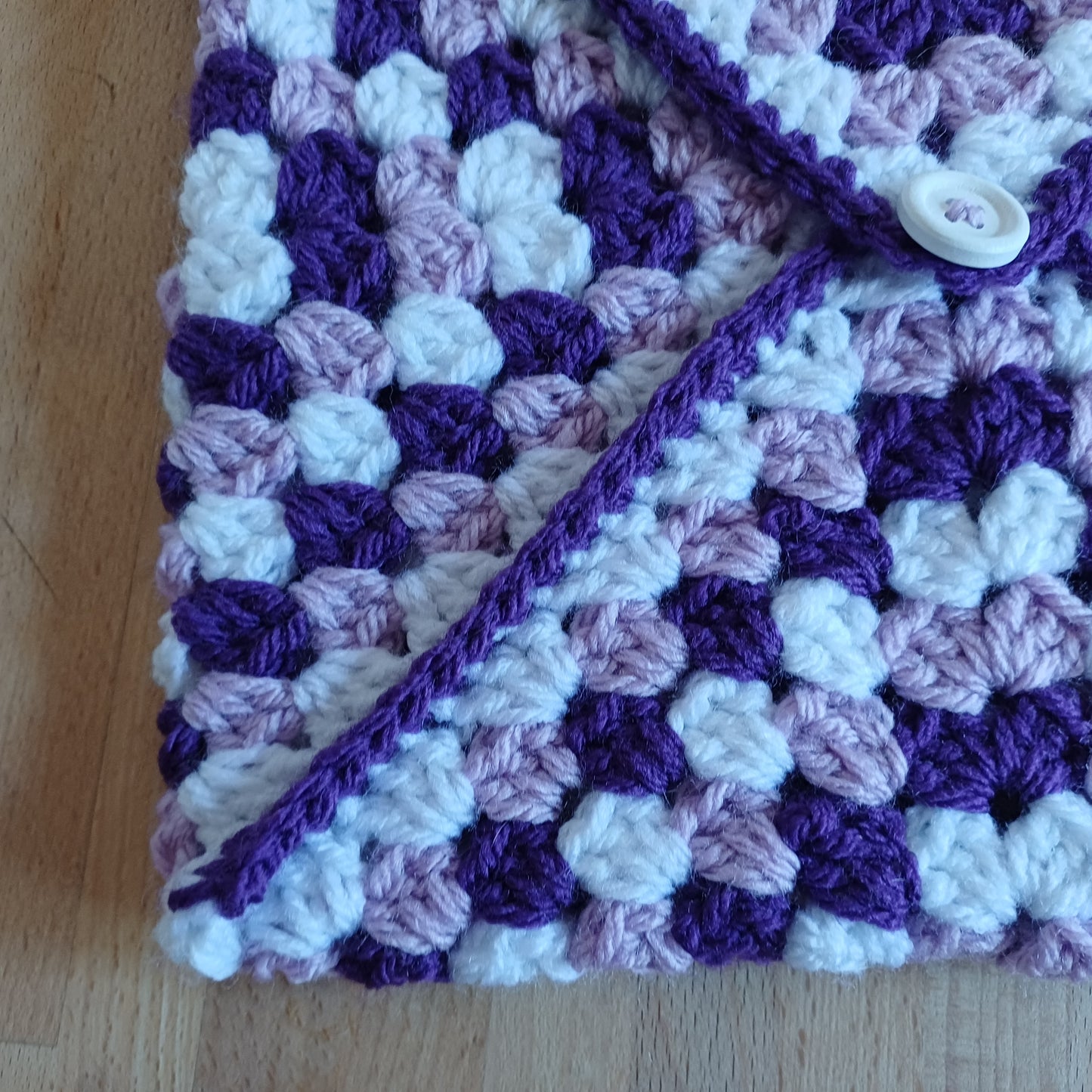 Pochette enveloppe pour livre duo de violet