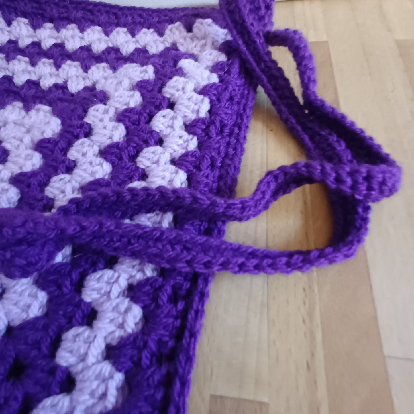 Tote bag violet et mauve