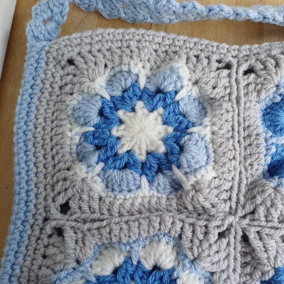 Grand sac bandoulière bleu clair