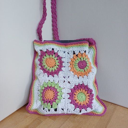 Petit sac fleuri multicolore