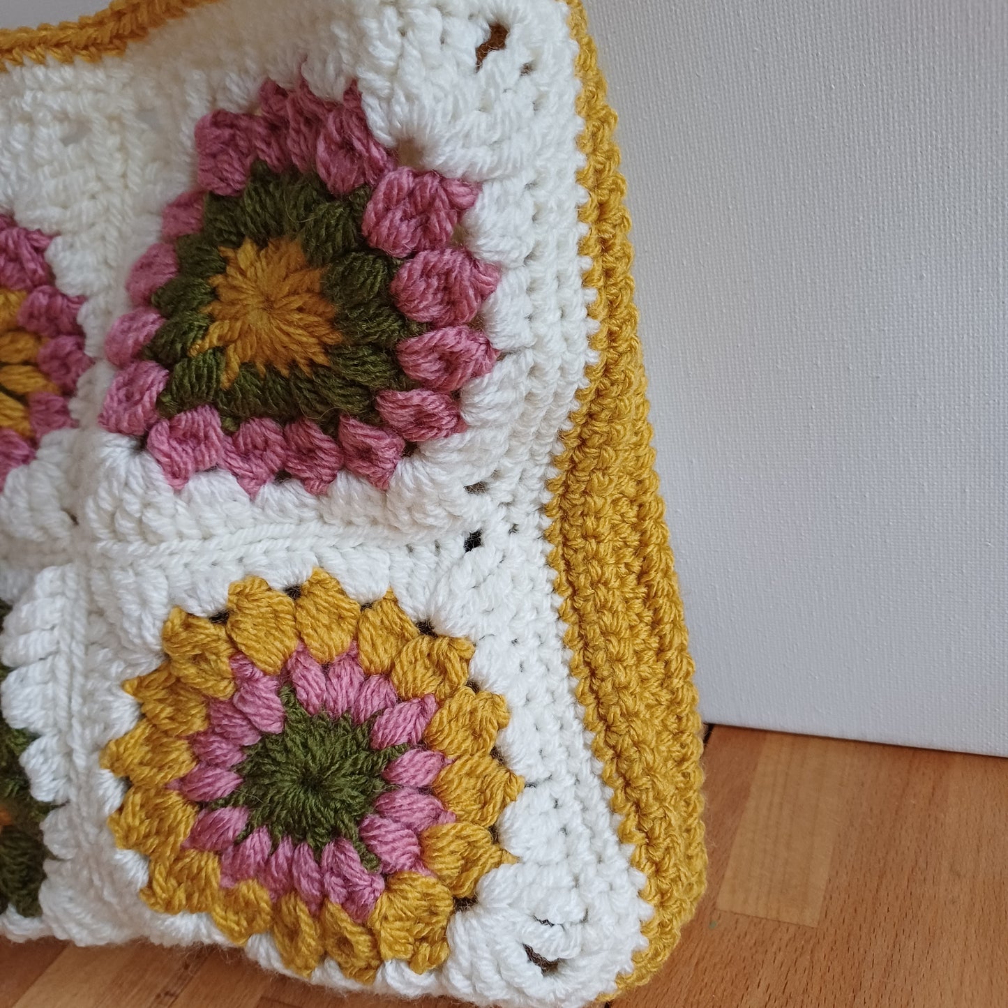 Grand sac bandoulière jaune